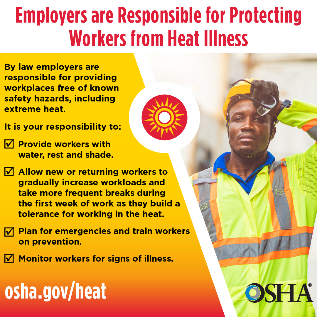 OSHA heat safety campaign